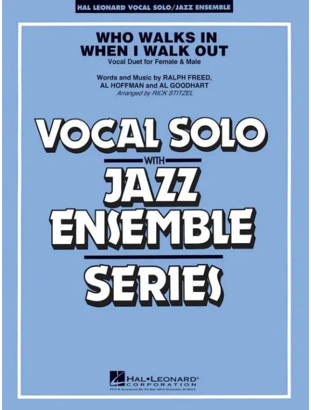 Ella Fitzgerald & Louis Armstrong Who Walks in When I Walk Out? (noty pro jazzový orchestr+zpěv, party, partitura) Kup Teď
