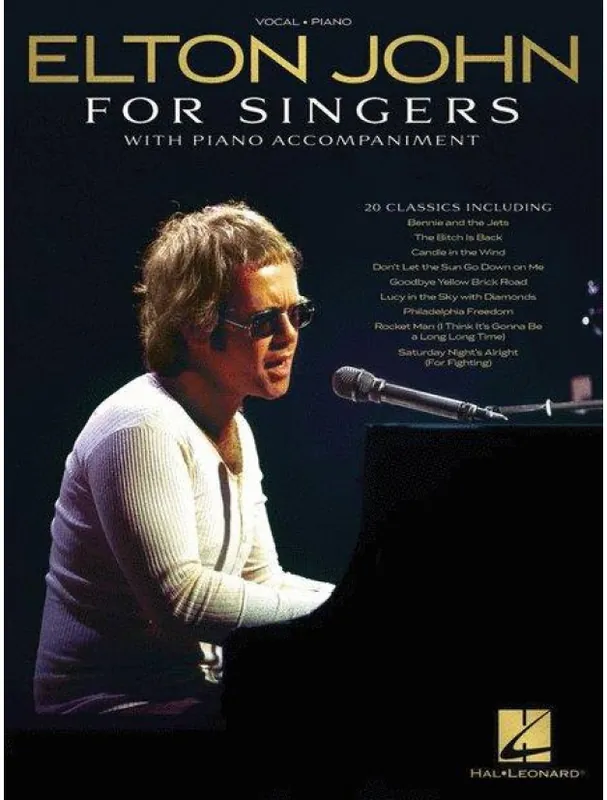 Elton John for Singers (noty na klavír, zpěv) Odeslání Ihned