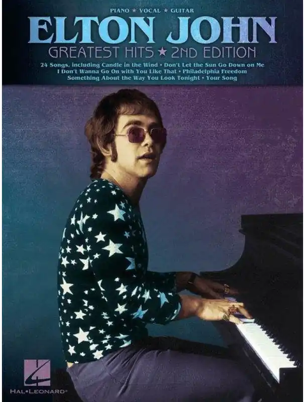 Elton John Greatest Hits (noty na klavír, zpěv, akordy) Originální