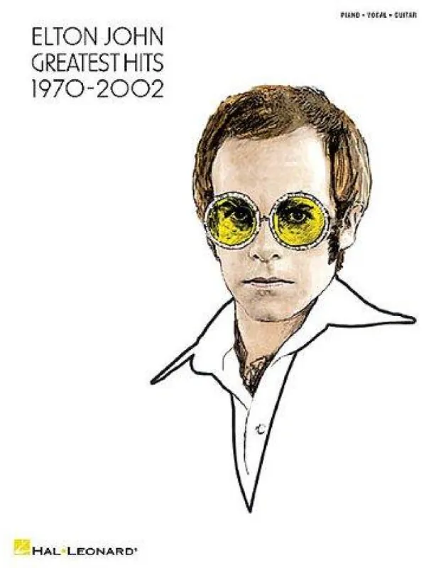 Novinka Elton John Greatest Hits 1970-2002 (noty na klavír, zpěv, akordy na kytaru)