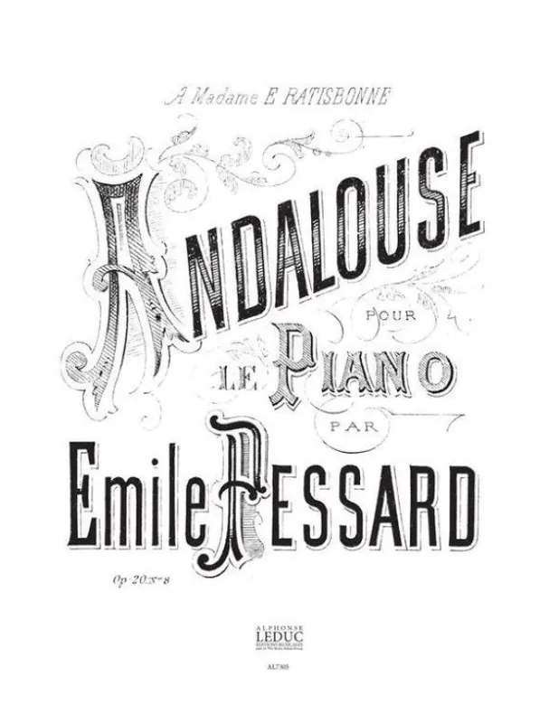 Emile Pessard Andalouse (noty na klavír) Omezená Nabídka