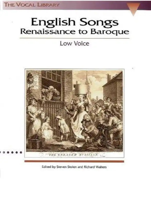 Nízká Cena English Songs Renaissance To Baroque Low Voice (noty na zpěv, hluboký hlas, klavír)
