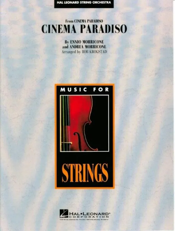 Výhodná Nabídka Ennio Morricone Cinema Paradiso (noty pro smyčcový orchestr, party, partitura)