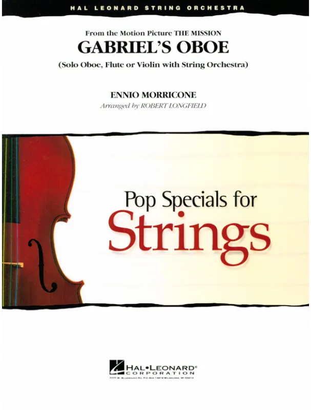 Ennio Morricone Gabriel‘s Oboe from The Mission (noty pro smyčcový orchestr, party, partitura) Sleva