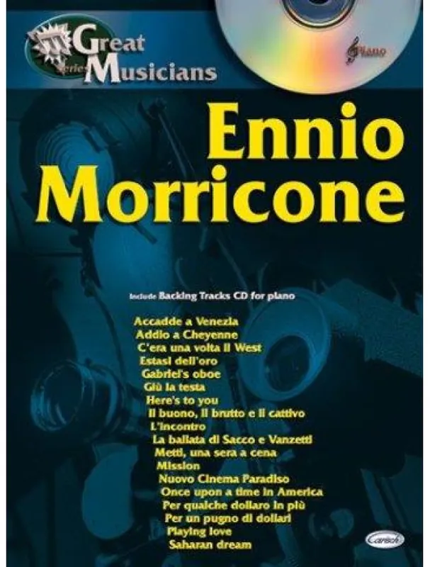 Ennio Morricone Great Musicians Series (noty na sólo klavír) (+audio) Vysoce Kvalitní