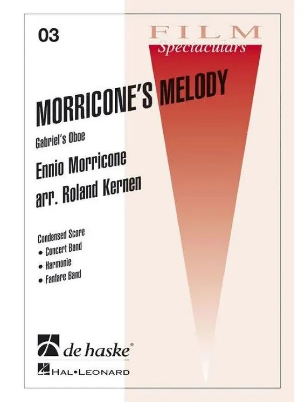 Ennio Morricone Morricone‘s Melody (noty pro koncertní orchestr, fanfáry, party, partitura) Originální