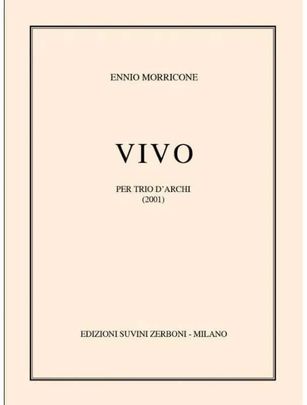 Cenově Výhodný Ennio Morricone Vivo (noty na housle, violu, violoncello)