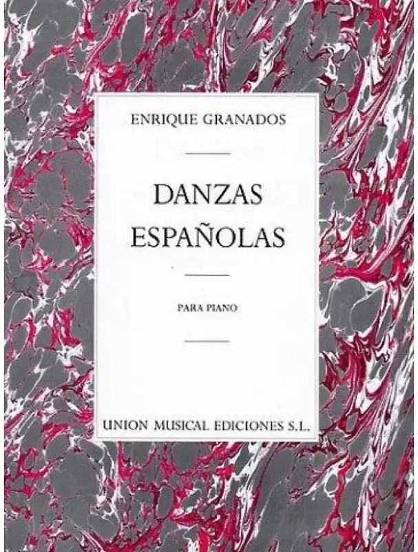 Autentický Enrique Granados Danzas Espanolas Complete For Piano Solo (noty na sólo klavír)