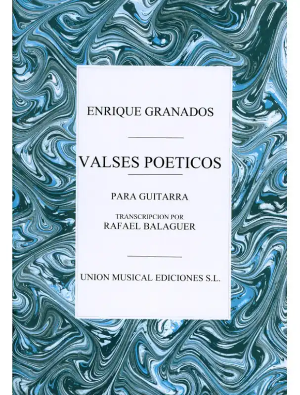 Aktuální Enrique Granados Valses Poeticos - Balaguer (noty na kytaru)