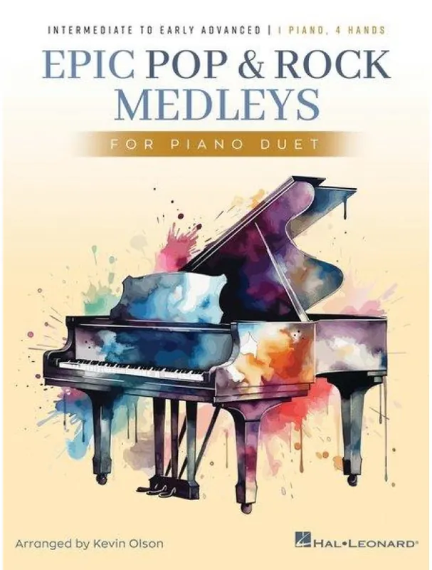 Časově Omezené Epic Pop and Rock Medleys for Piano Duet (noty na čtyřruční klavír)