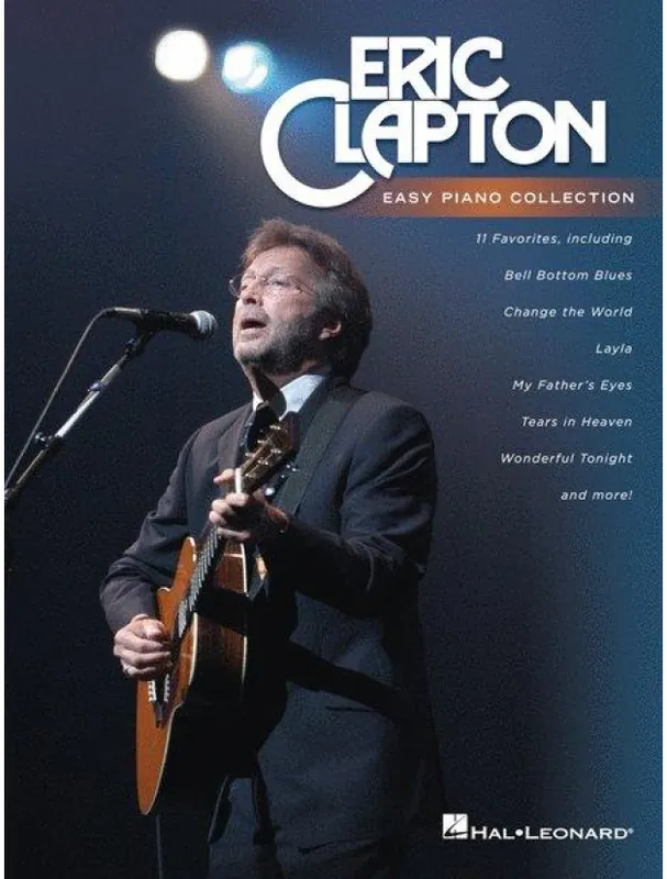 Značkový Eric Clapton Easy Piano Collection (noty na snadný klavír)