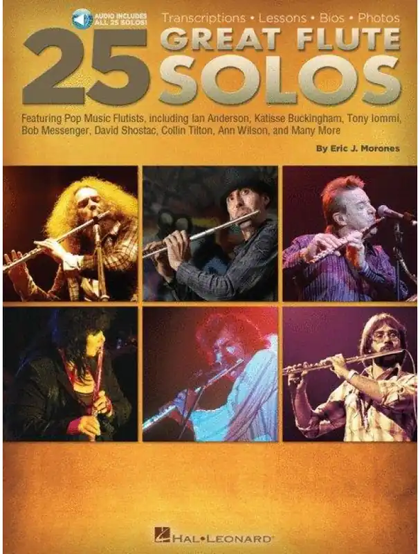 Eric J. Morones 25 Great Flute Solos (noty na příčnou flétnu) (+audio) Poslední Šance