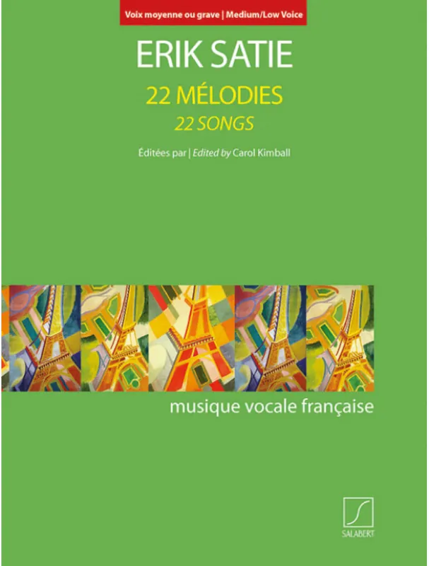Erik Satie 22 Songs - Medium or Low Voice (noty na zpěv, klavír) Objednat Nyní