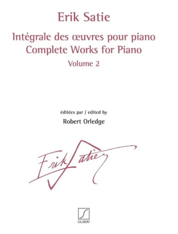 Erik Satie Complete Works For Piano 2 (noty na klavír) Značkový