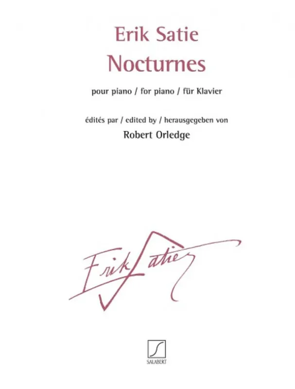 Nejlepší Cena Erik Satie Nocturnes (noty na sólo klavír)