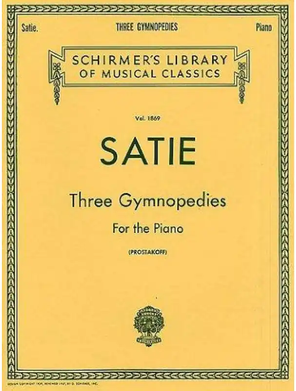 Erik Satie Three Gymnopedies For The Piano (noty na klavír) Bezpečná Platba