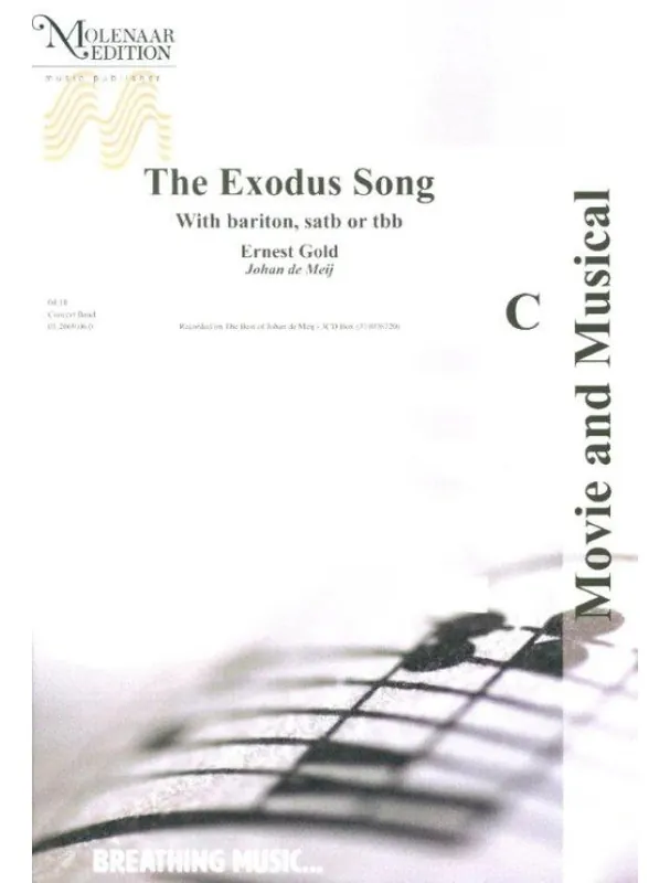 Ernest Gold The Exodus Song (noty pro koncertní orchestr, party, partitura) Tovární Cena