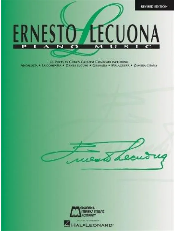 Ověřený Ernesto Lecuona Piano Music (noty na sólo klavír)