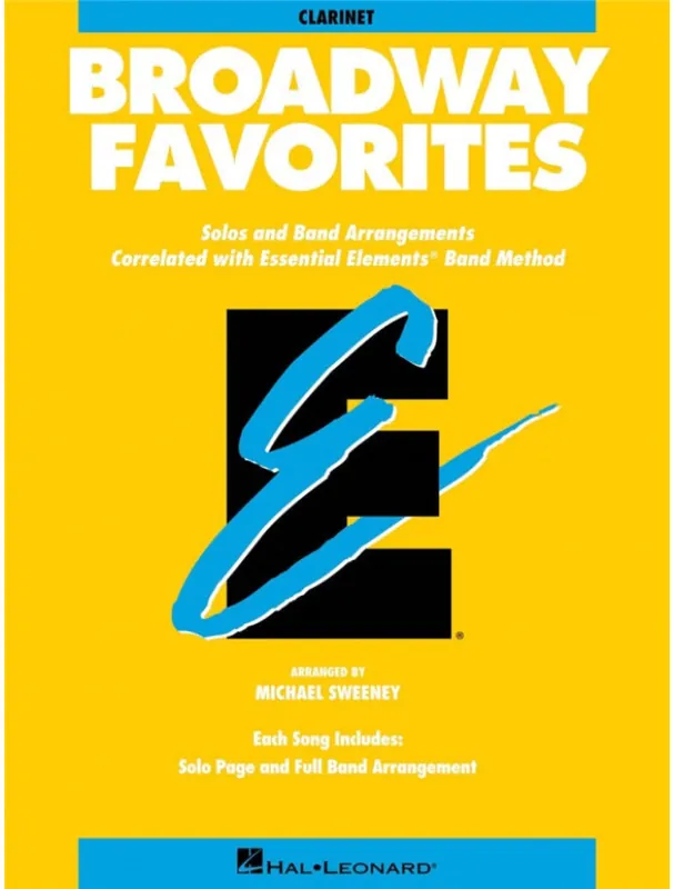 Essential Elements Broadway Favorites (noty na klarinet) Dokud Zásoby Vydrží