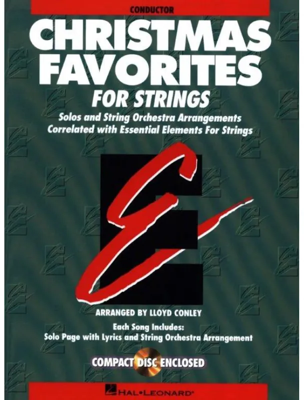 Essential Elements Christmas Favorites for Strings (noty pro dirigenta smyčcového orchestru)(+audio) Akční Nabídka