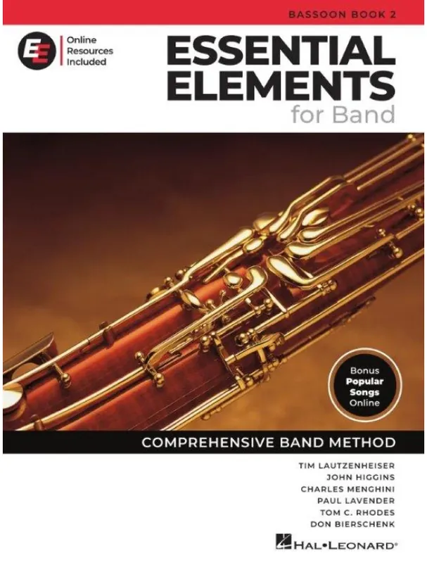 Essential Elements for Band 2 (noty na fagot)(+audio+video) Přímo Od Výrobce