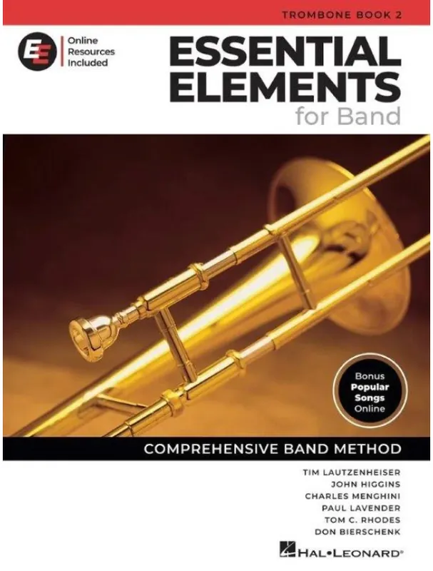 Nejprodávanější Essential Elements for Band 2 (noty na pozoun)(+audio+video)