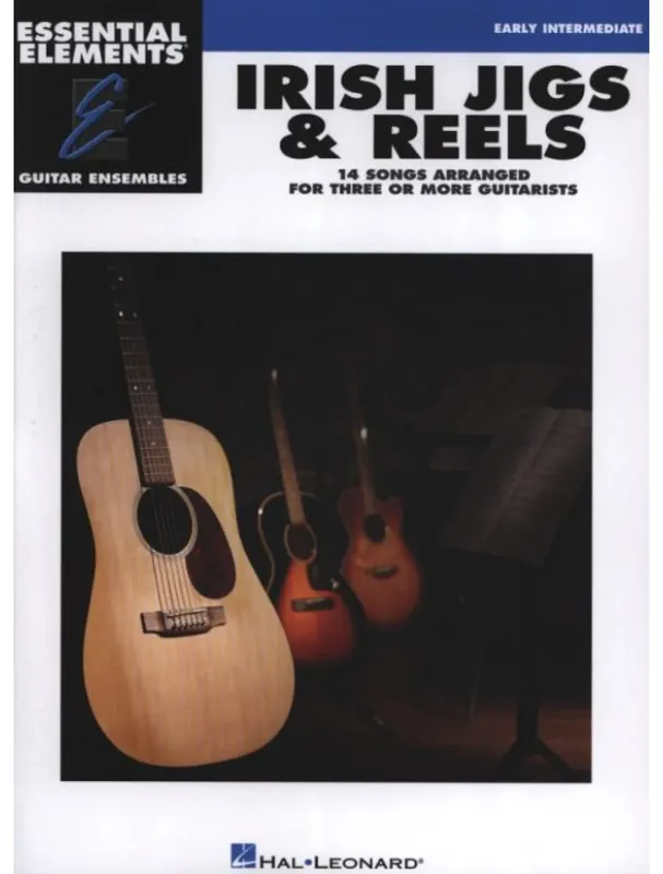 Jen Po Omezenou Doba Essential Elements Guitar Ensembles Irish Jigs & Reels (noty pro kytarový soubor)