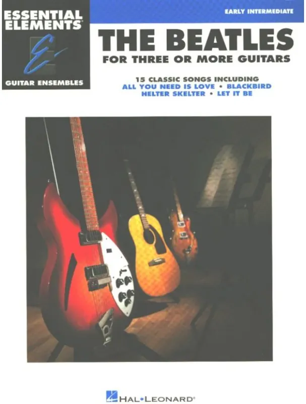 Must-Have Essential Elements Guitar Ensembles The Beatles (noty pro kytarový soubor)