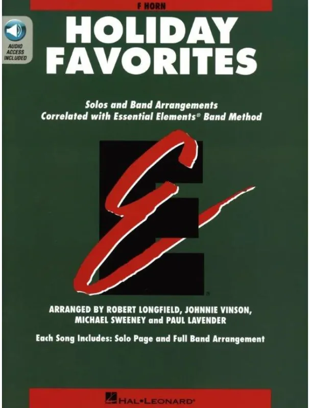 Essential Elements Holiday Favorites (noty na lesní roh)(+audio) Koupit Online