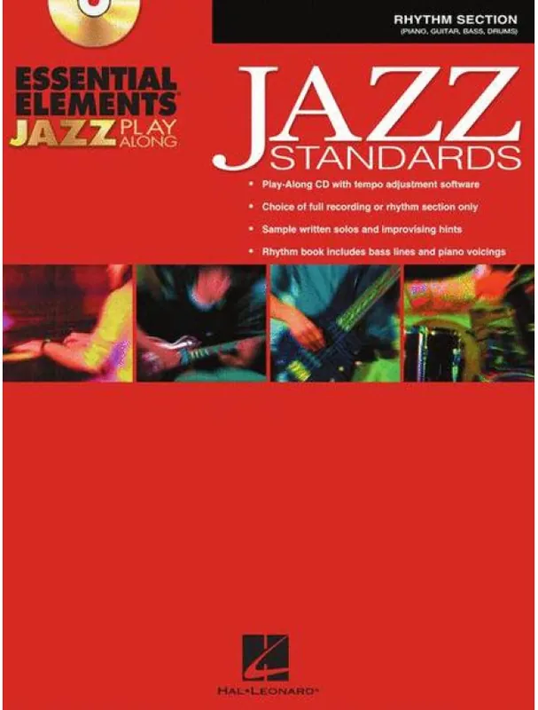 Vrácení Zdarma Essential Elements Jazz Play-Along -Jazz Standards (noty na klavír, kytaru, baskytaru, bicí) (+audio)
