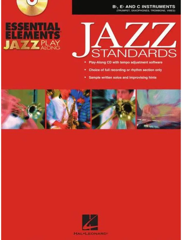 Ověřený Essential Elements Jazz Play-Along -Jazz Standards (noty na nástroje C, Eb, Bb) (+audio)