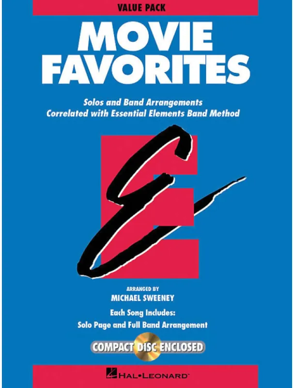 Jen Po Omezenou Doba Essential Elements Movie Favorites - Value Pack (noty, party, partitury pro orchestr)(+audio)