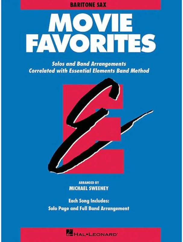 Cenový Hit Essential Elements Movie Favorites (noty na barytonsaxofon)
