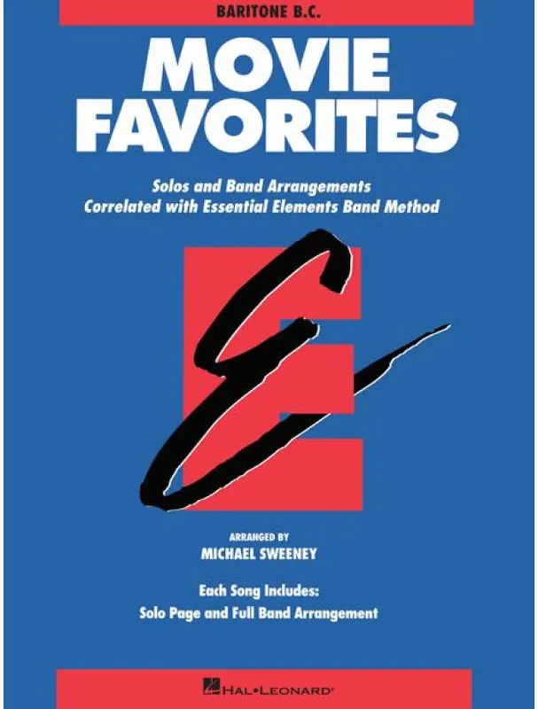 Essential Elements Movie Favorites (noty na baskřídlovku v basovém klíči) Sezónní Sleva