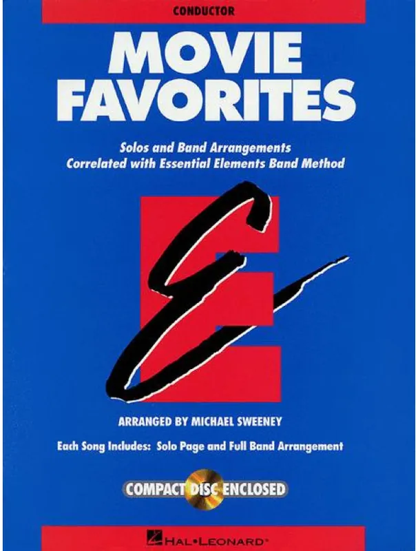 Časově Omezené Essential Elements Movie Favorites - Conductor Score (noty, dirigentské partitury) (+audio)