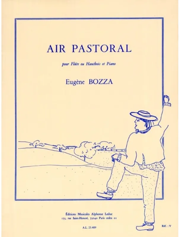 Eugéne Bozza Air Pastoral (noty na příčnou flétnu, klavír) Sleva