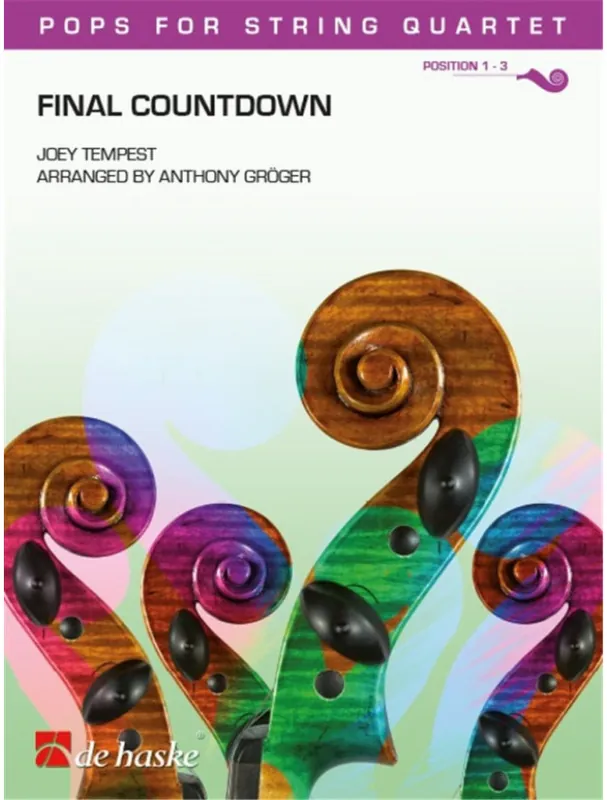 Europe Final Countdown (noty pro smyčcový kvartet) Omezená Nabídka