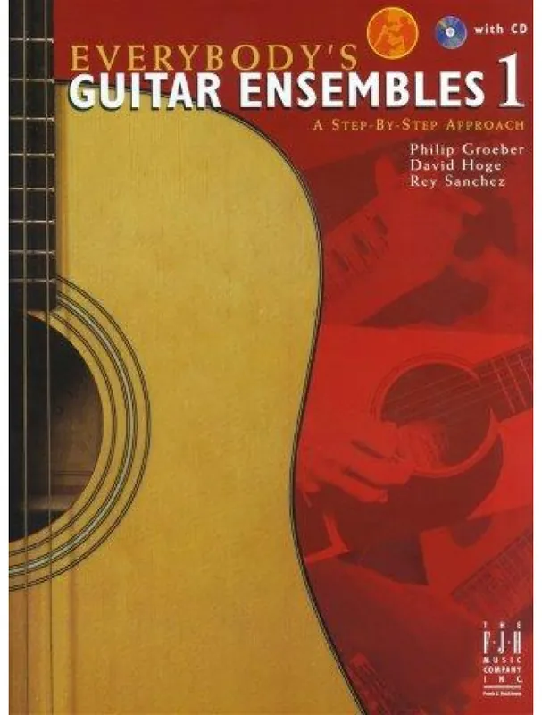 Everybody‘s Guitar Ensembles 1 - A Step-By-Step Approach (noty na kytaru) (+audio) Hit Sezóny