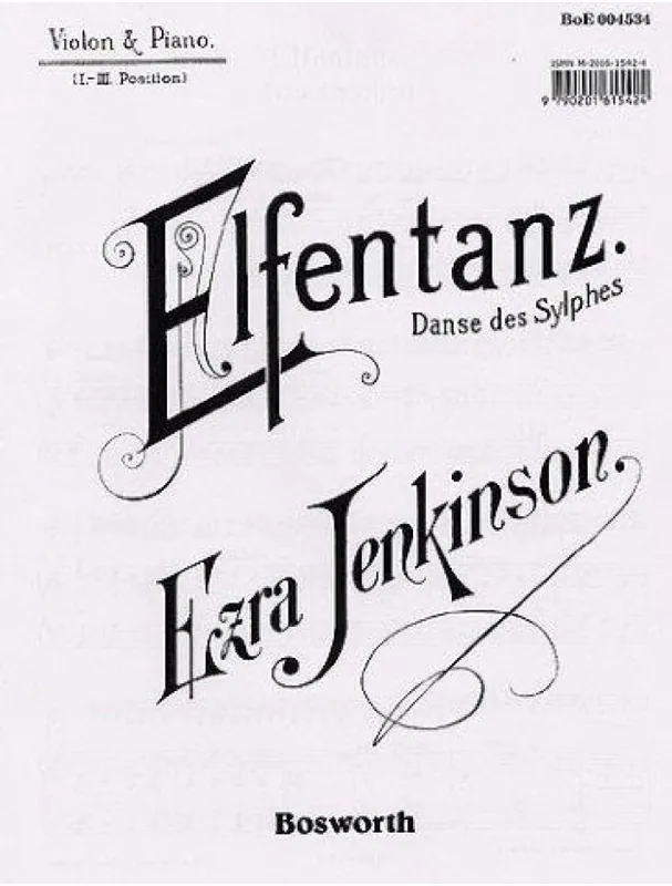Super Cena Ezra Jenkinson Elfentanz (noty na housle, klavír)