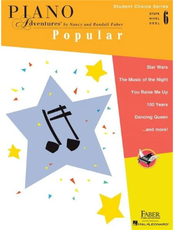Faber Piano Adventures - Student Choice Series Popular Level 6 (noty na sólo klavír) Super Cena