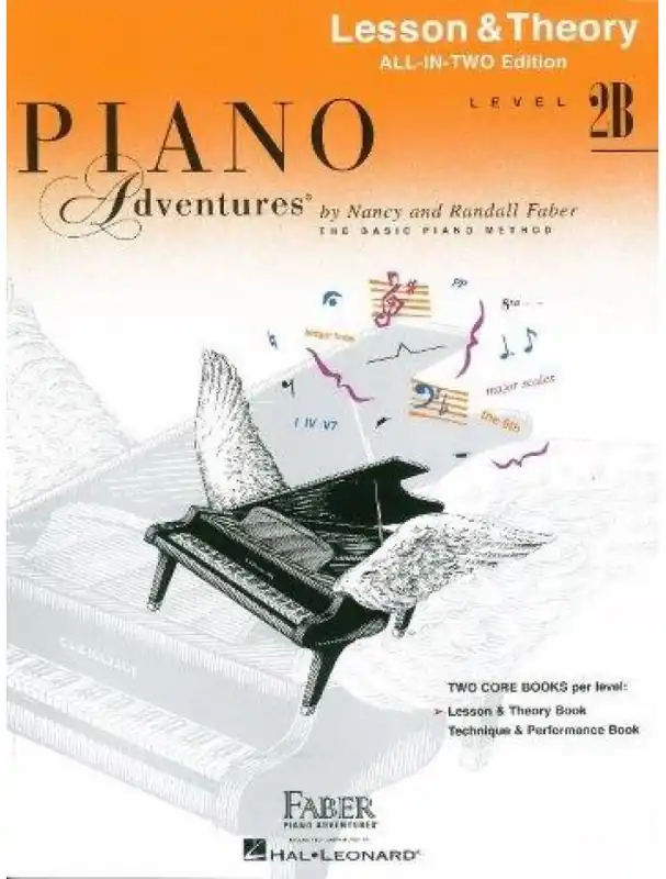 Faber Piano Adventures Level 2B Lesson And Theory Book - International Anglicized Edition (noty na sólo klavír) Ověřený