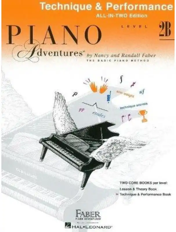 Víkendová Akce Faber Piano Adventures Level 2B Technique And Performance Book - International Anglicized Edition (noty na sólo klavír)
