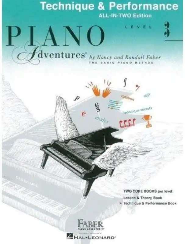 Faber Piano Adventures Level 3 - Technique & Performance (noty na sólo klavír) Značkový
