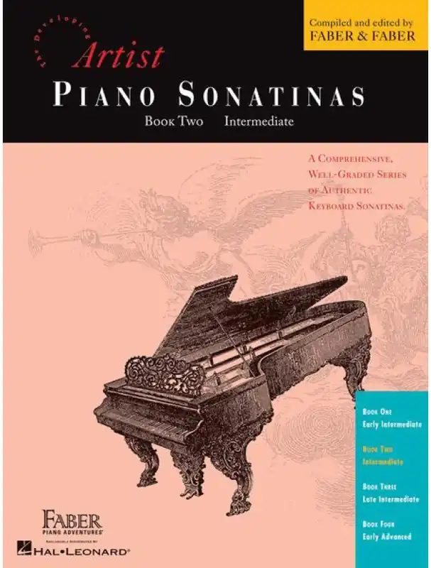 Nejlepší Cena Faber Piano Adventures® Piano Sonatinas - Book 2 (noty na klavír)