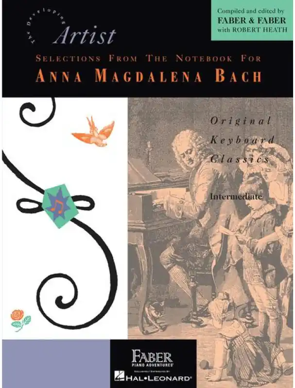 Faber Piano Adventures® Selections from the Notebook for Anna M. Bach (noty na klavír) Přímo Od Výrobce