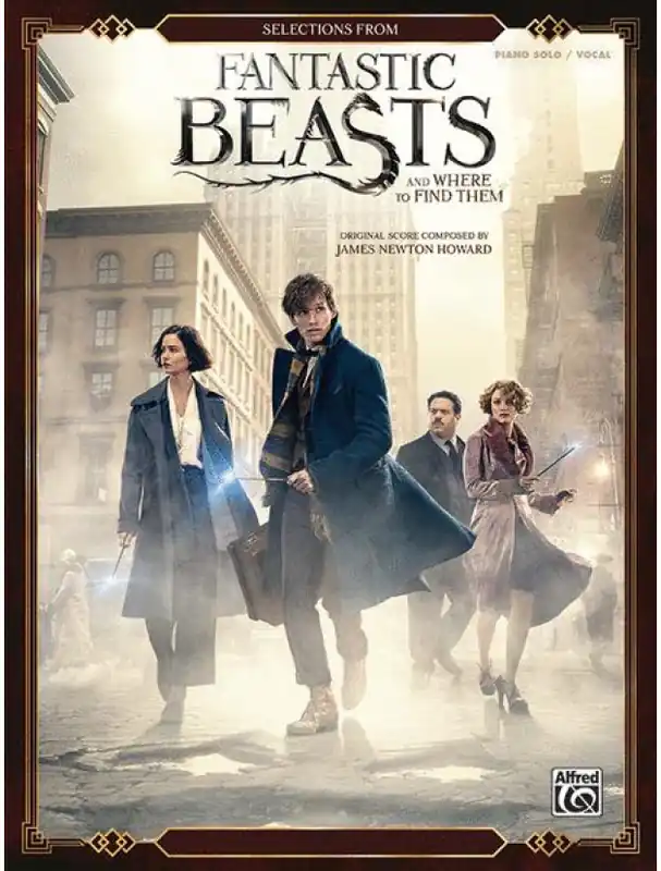 Akce Fantastic Beasts and Where to Find Them / Fantastická zvířata a kde je najít (noty na klavír, zpěv)