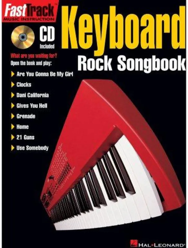 FastTrack Keyboard Rock Songbook (noty, melodická linka, akordy, texty) (+audio) Nová Kolekce