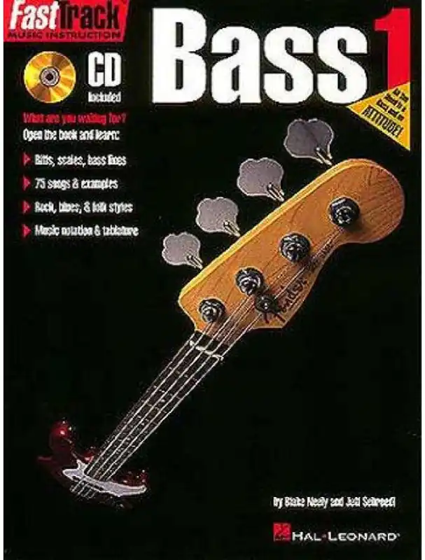 FastTrack Bass - Book One (noty, tabulatury, baskytara) (+audio) Vysoce Kvalitní