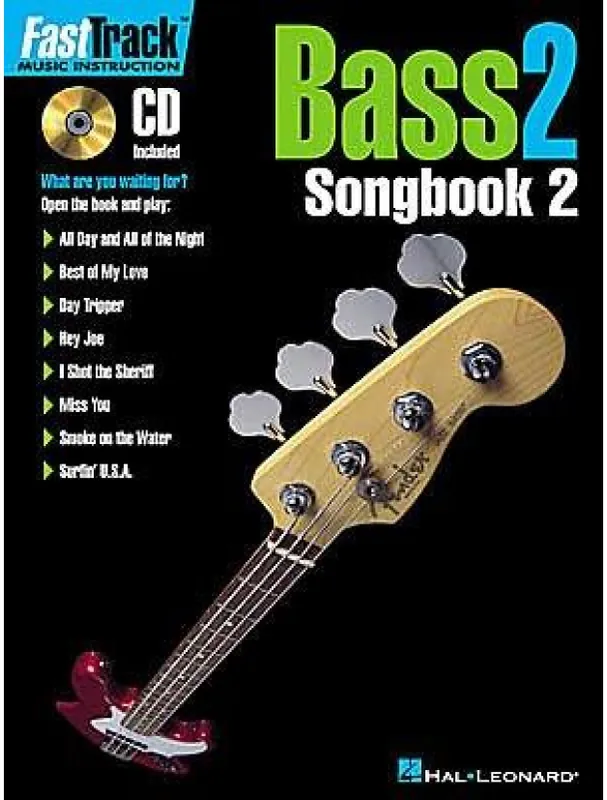 FastTrack Bass 2 - Songbook 2 (noty na baskytaru) (+audio) Cenově Výhodný