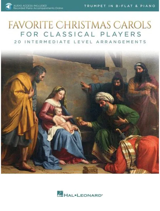 Favorite Christmas Carols for Classical Players (noty na trubku, klavír) (+audio) Akční Cena